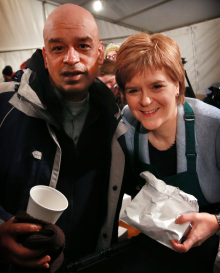 Social Bite CEO Sleepout - Breakfast With Nicola Sturgeon.